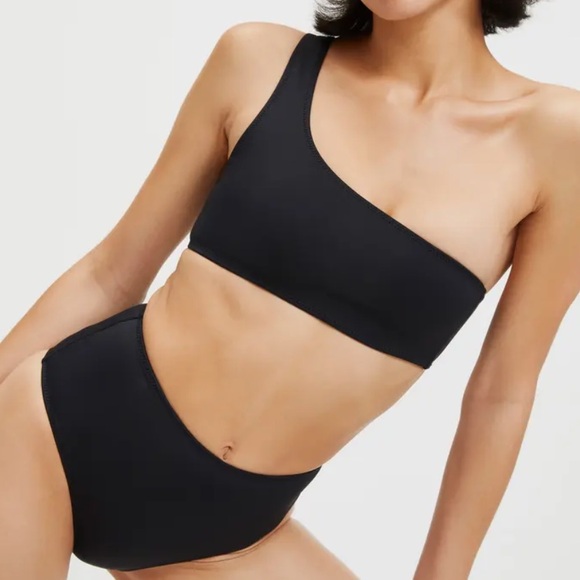🆕 2pc GOOD AMERICAN Scuba Hot Shoulder Bikini Top & Bottom - Picture 8 of 10